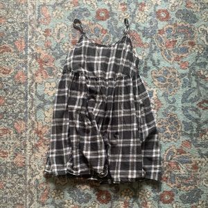 Plaid Mini Dress